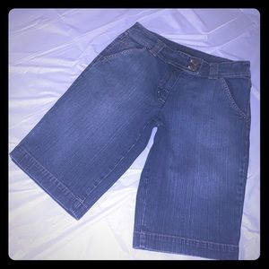 Denim Bermuda Shorts